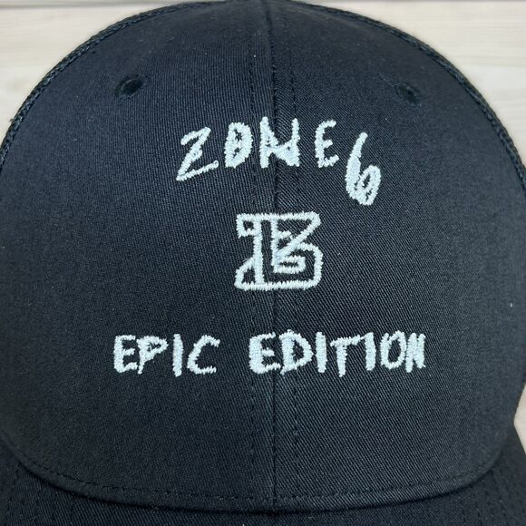 L&M Designs Zone 6 Epic Edition Black Trucker Hat Snapback Cap Mesh Atlanta, GA - Picture 2 of 15